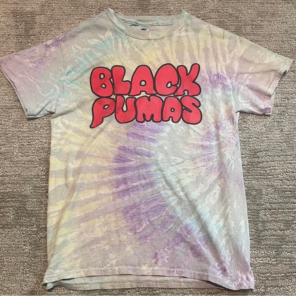 Tie-Dye BLACK PUMAS tshirt
